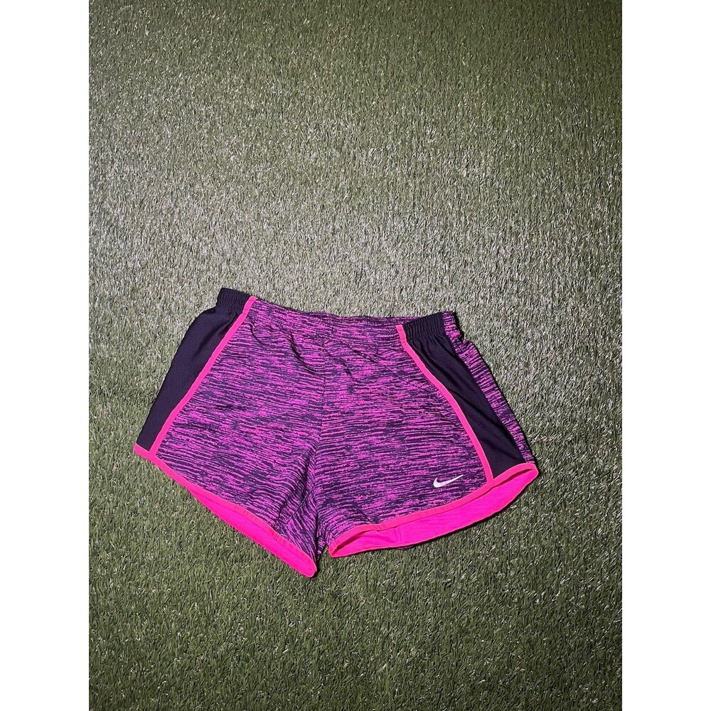 Nike Dri-FIT Women's Athletic Shorts Pink Black XS Quick Dry